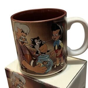 Vintage Disney Japan Pinocchio Geppetto Mug